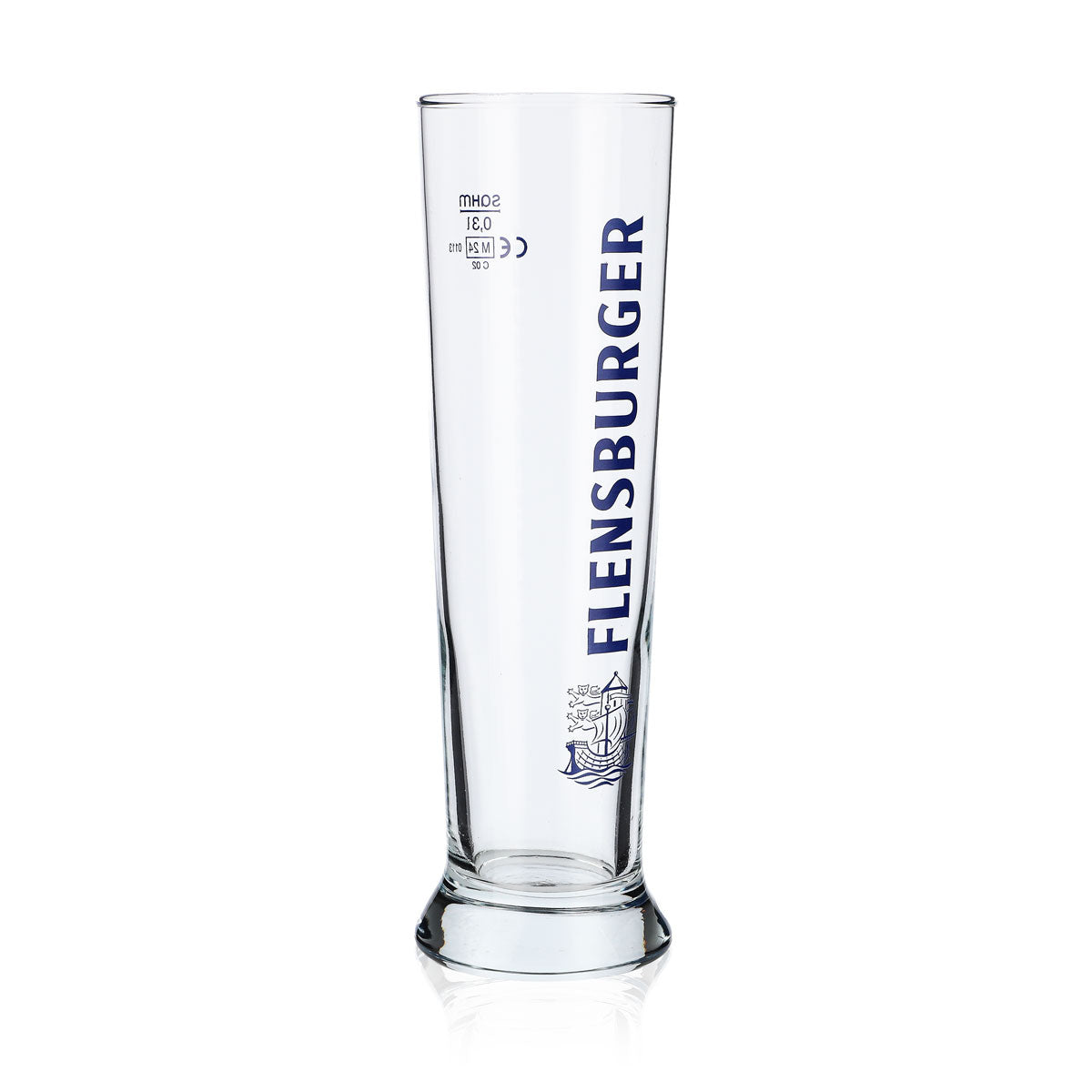 6x szklanka do piwa Flensburger 0,3 l z napisem pionowym Sahm Vancouver – Widok 3
