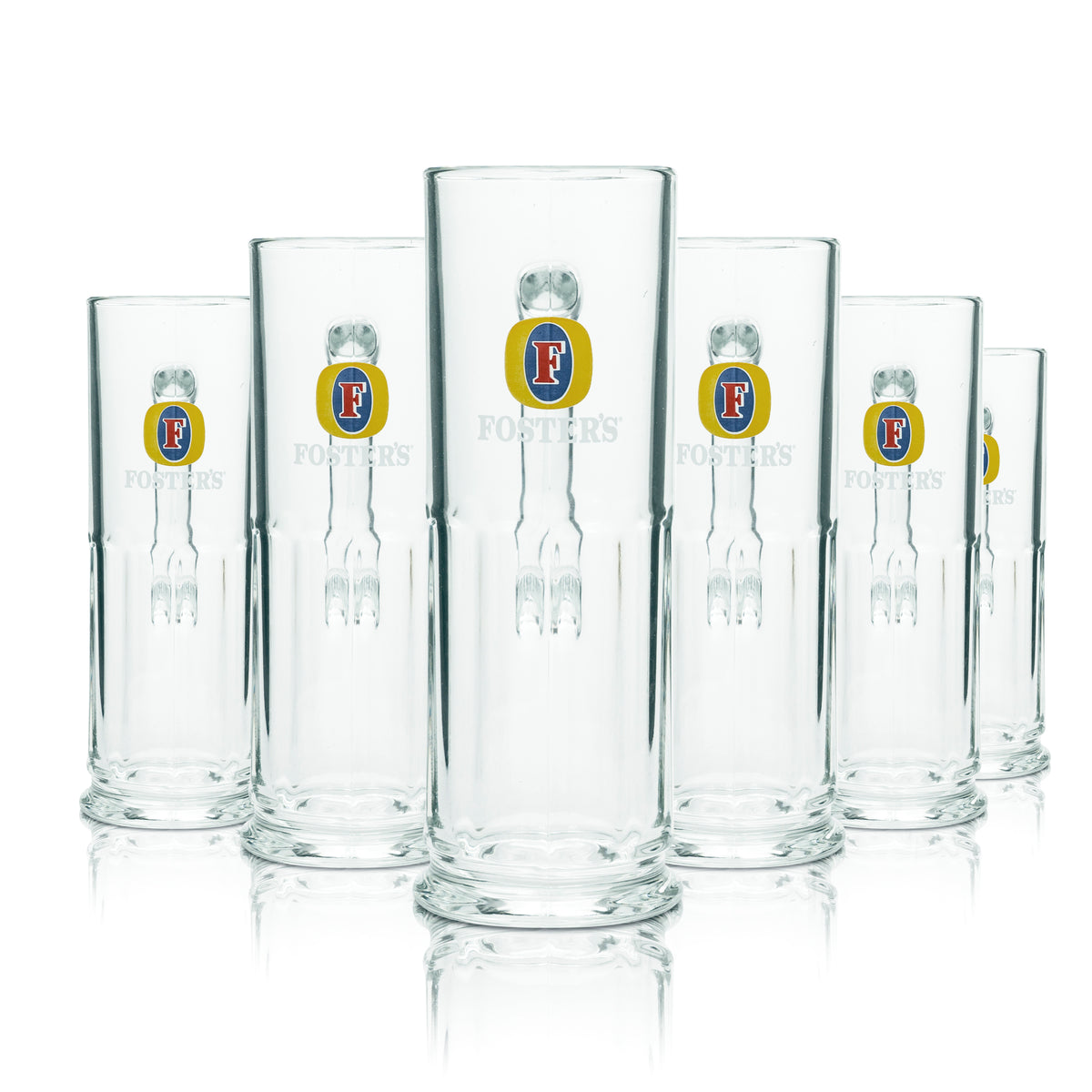 6x szklanka do piwa Fosters 0,5l kufel Maximilian Seidel Sahm uchwyt szklanki kufle Piwo – Widok 4