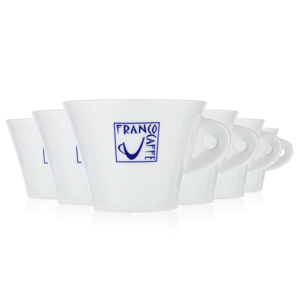 6x Franco Filiżanka do kawy 0,18 l Filiżanka do kawy Kubek do kawy Kubek do latte Tognana