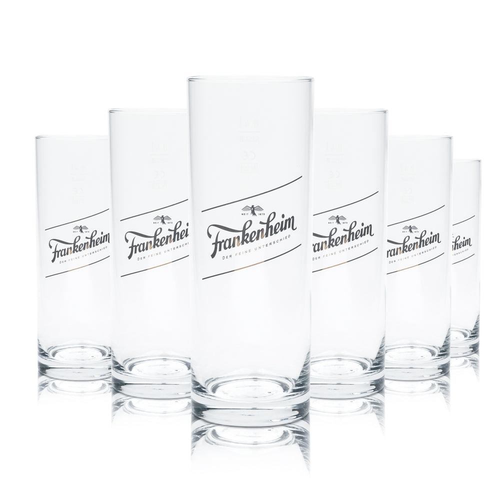 6x Szklanka do piwa Frankenheim Alt 0,4l Szklanki barowe Browar Düsseldorf Kufel Kubek