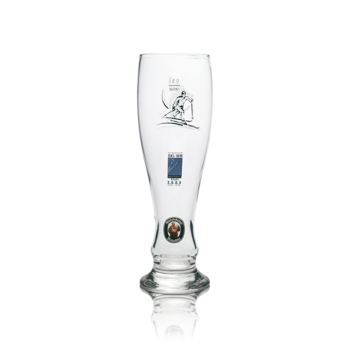 6x Szklanka do piwa Franziskaner Weizenglas Ski-Edition 0,5l rastal – Widok 2