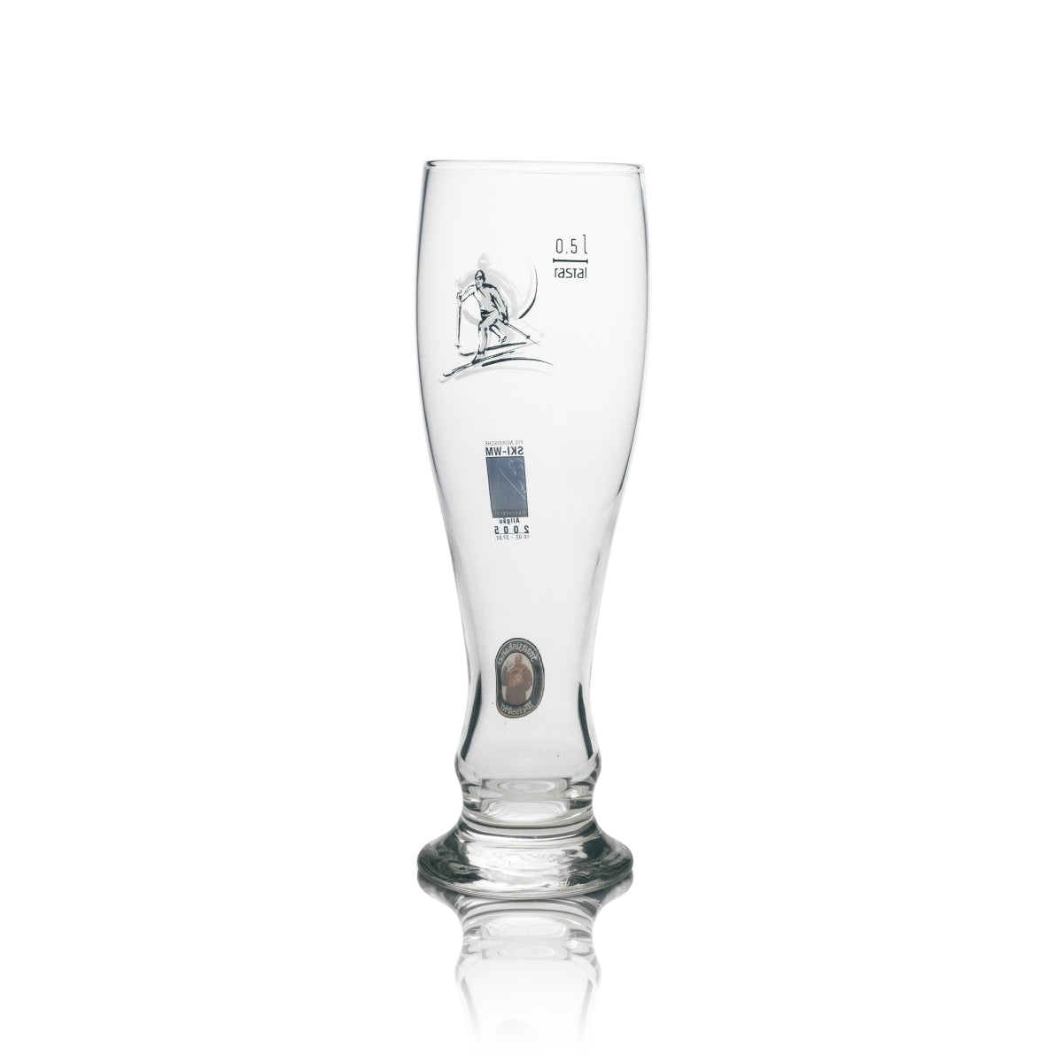 6x Szklanka do piwa Franziskaner Weizenglas Ski-Edition 0,5l rastal – Widok 3