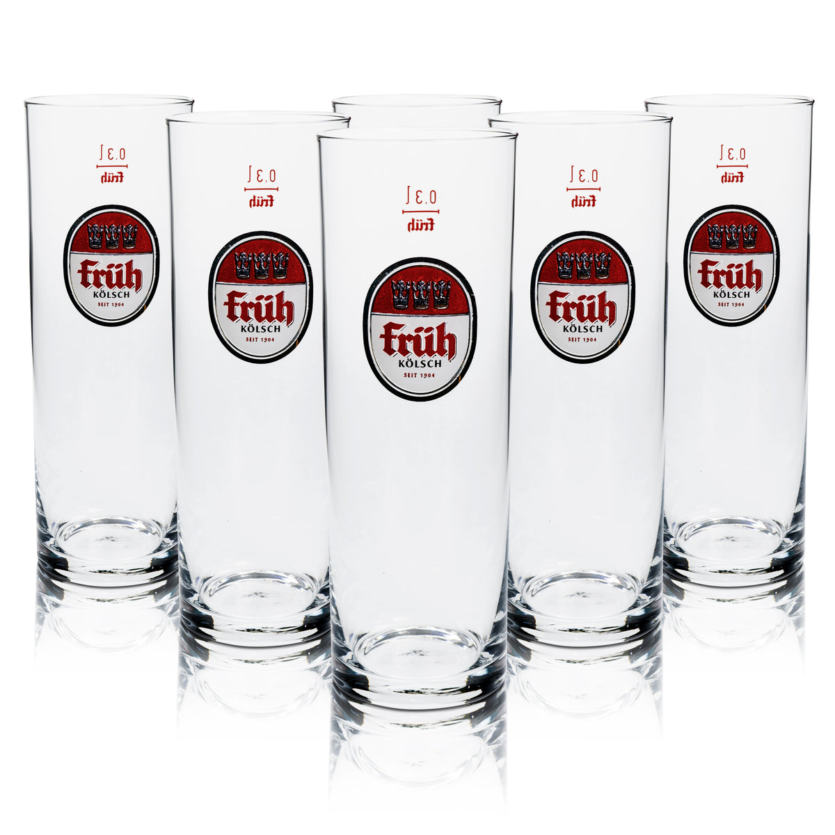 6x szklanka do piwa Früh Kölsch 0,3l Rastal – Widok 4