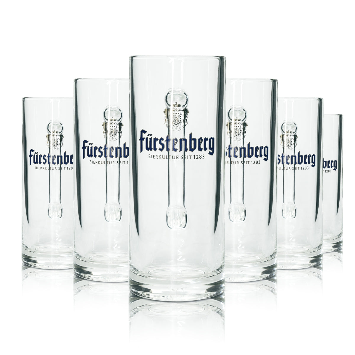 6x szklanka do piwa Fürstenberg 0,3l kufel Seidel Rastal szklanki Henkel Brauerei Beer Bar