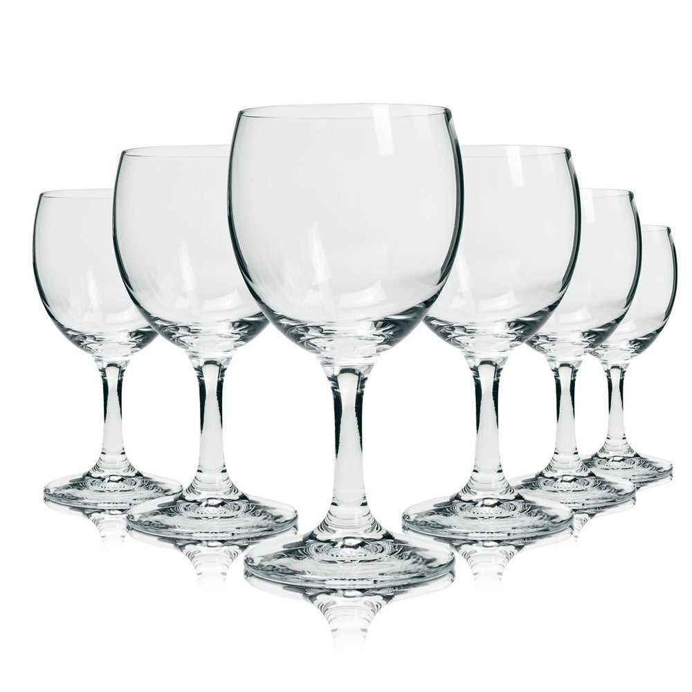6x Gerolsteiner Water Glass 0.25l Star Goblet Ritzenhoff