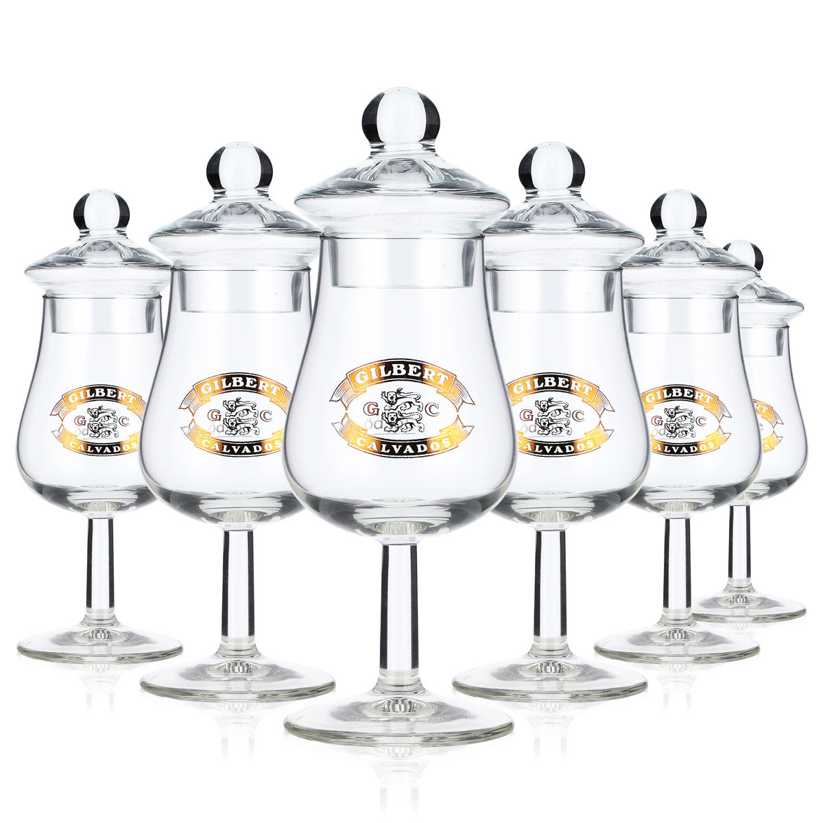 6x Gilbert Calvados Calvados Szklanki Szklanki degustacyjne z pokrywką – Widok 8