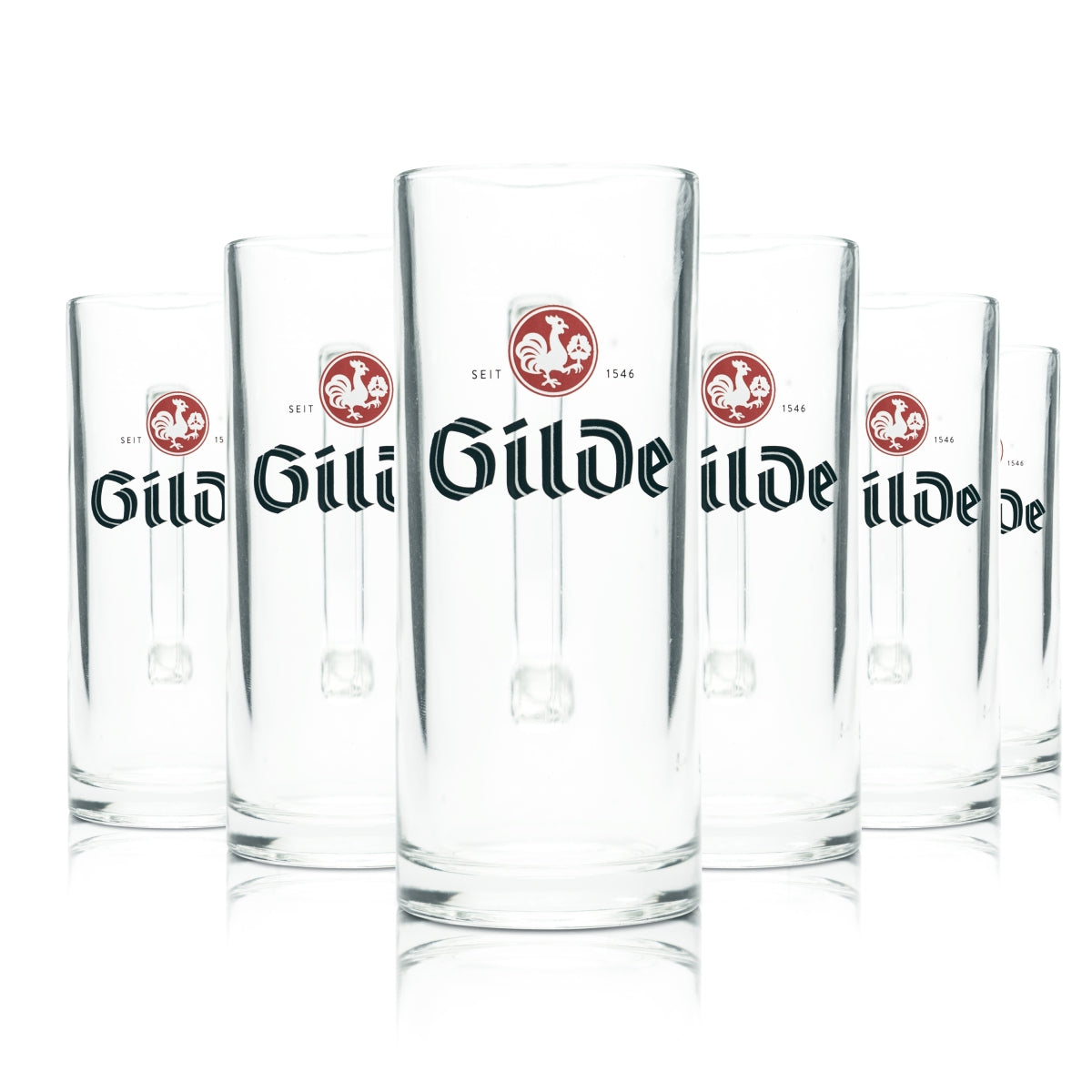 6x Gilde szklanka do piwa 0,3l kufel Gutsherren Seidel Humpen Pils szklanki Gastro Bar