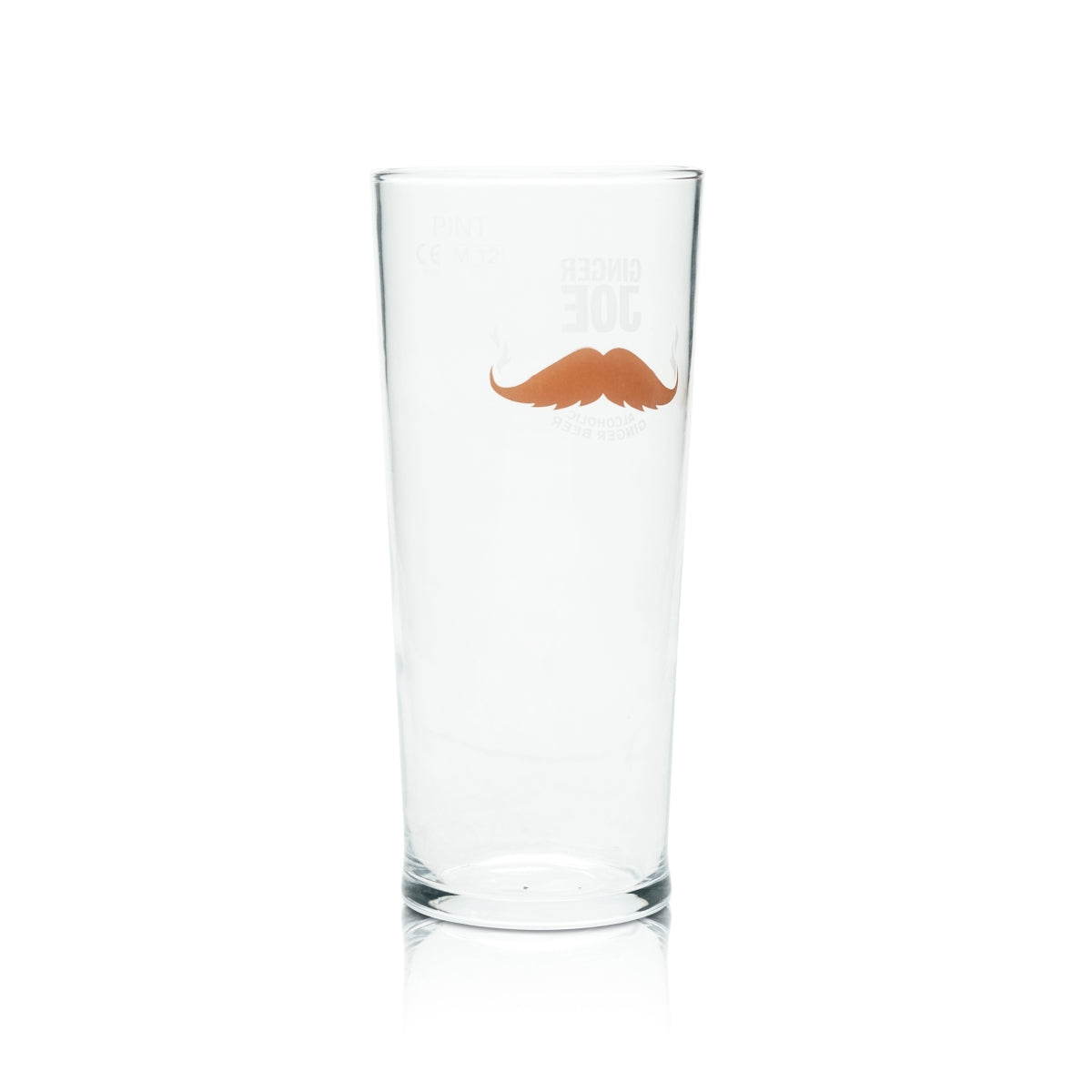 6x Ginger Joe Beer Glass 0,5l PINT Mug Mustache English Willi Glasses Beer – Widok 3
