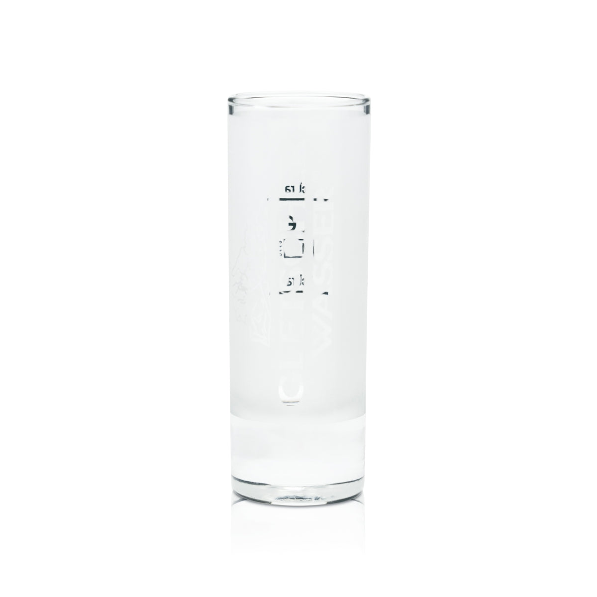 6x Glacier Water Liqueur Glass 4cl Shot Short Stamper Schnapps Frosted Glasses Bar – Widok 2