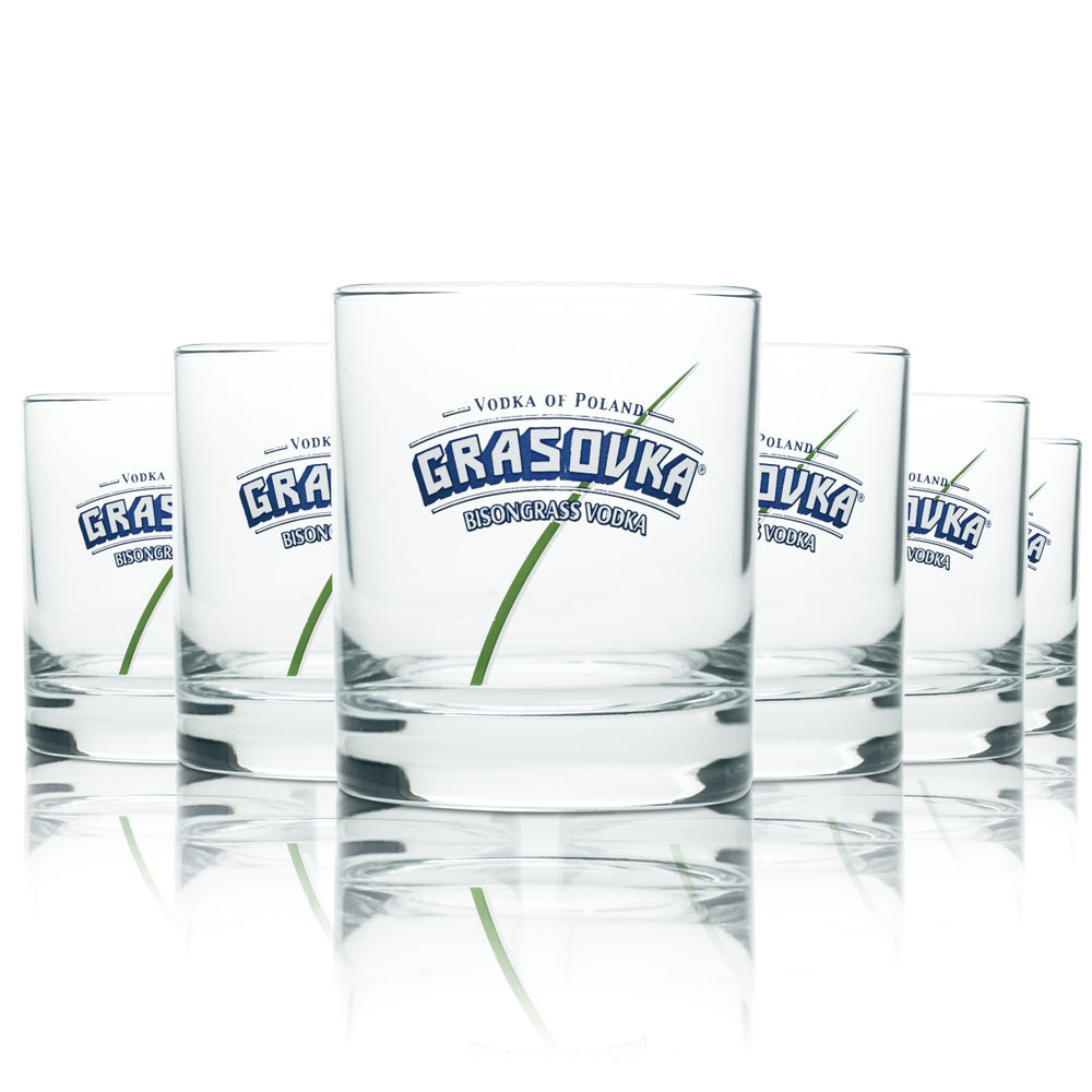 6x Grasovka Kieliszek do Wódki 0,2l Tumbler Longdrink Kieliszki Gastro Bar Polska Party