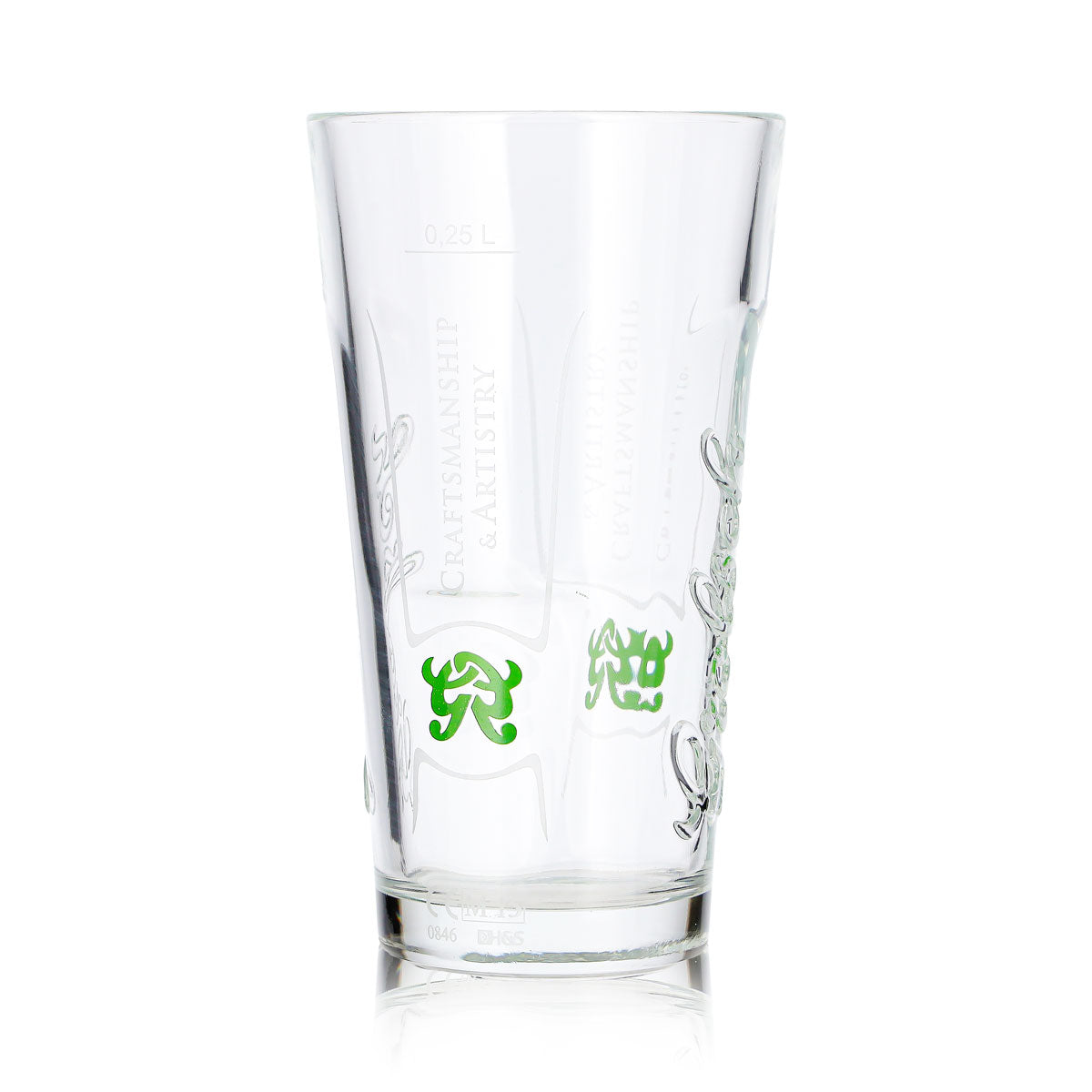 6 szklanek do piwa Grolsch o pojemności 0,25 l z reliefowym logo „Craftmanship & Artistry” – Widok 5
