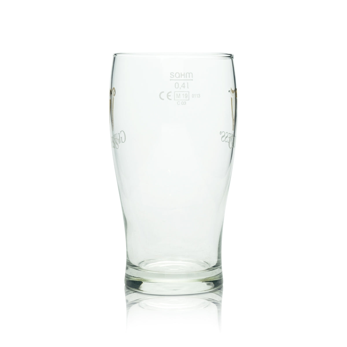 6x Guinness Beer Glass 0,4l Tulip Mug Sahm Glasses Logo Pint Double Beer Bar – Widok 3