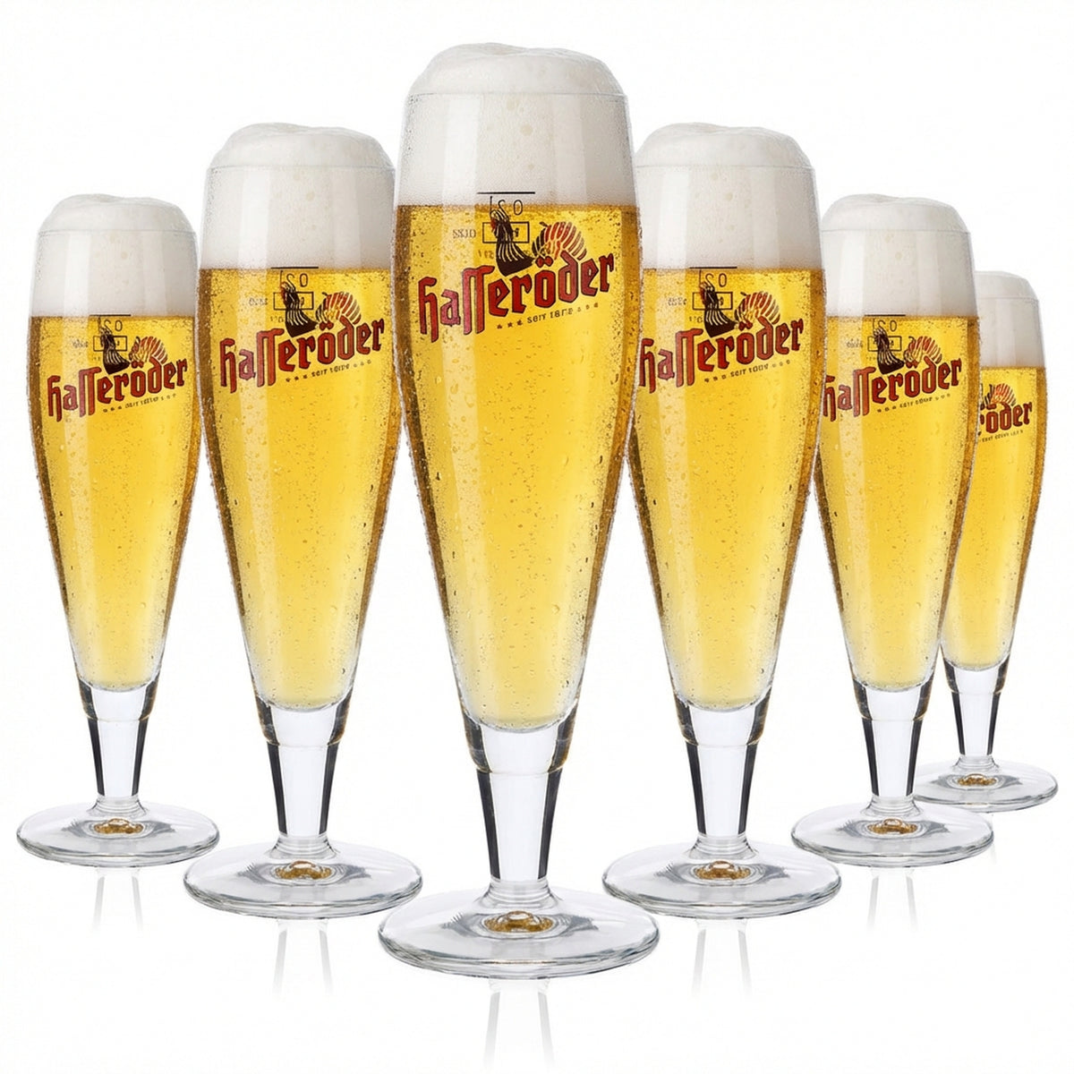 6x szklanki do piwa Hasseröder Szklanki typu puchar 0,2 l Szklanki do piwa Ritzenhoff Alegro Pokal