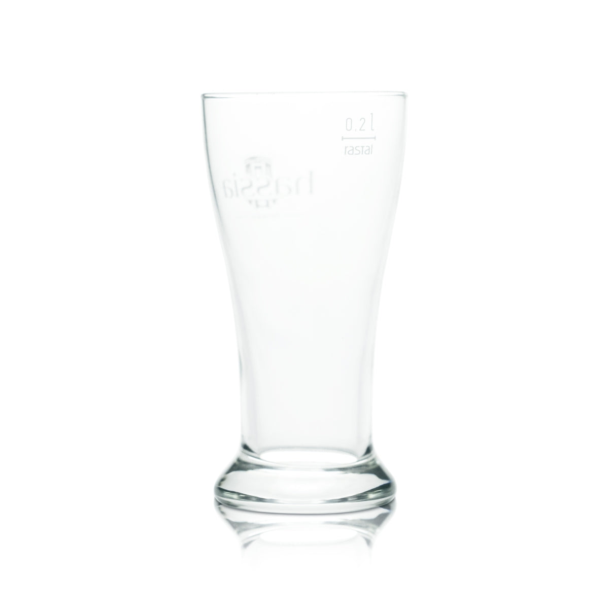 6x szkło Hassia 0.2l goblet szklanki barowe woda mineralna soda gazowana dąb gastro – Widok 3