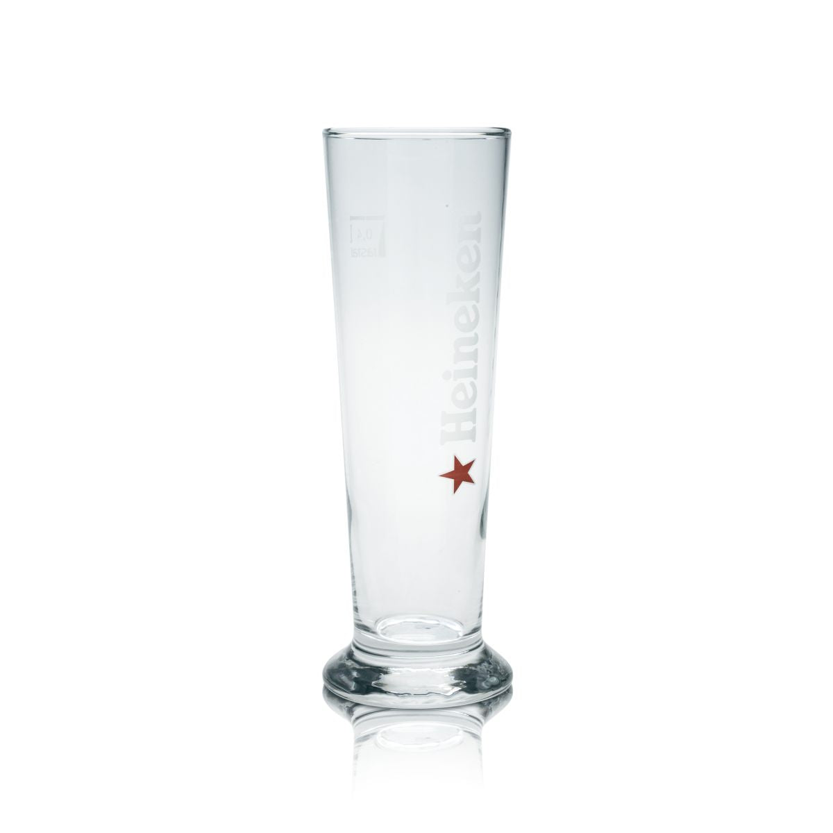 6x szklanka do piwa Heineken 0,4 l, szklanki typu pokal, zestaw szklanek do piwa, browar, Holandia – Widok 3
