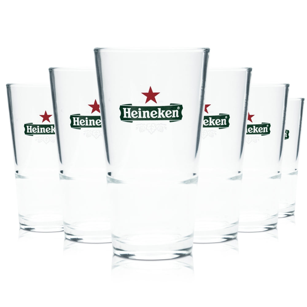 6x szklanka Heineken 0,25 l Kubek Szklanki do piwa Gastro Calibrated Beer Cup NL Calibrated