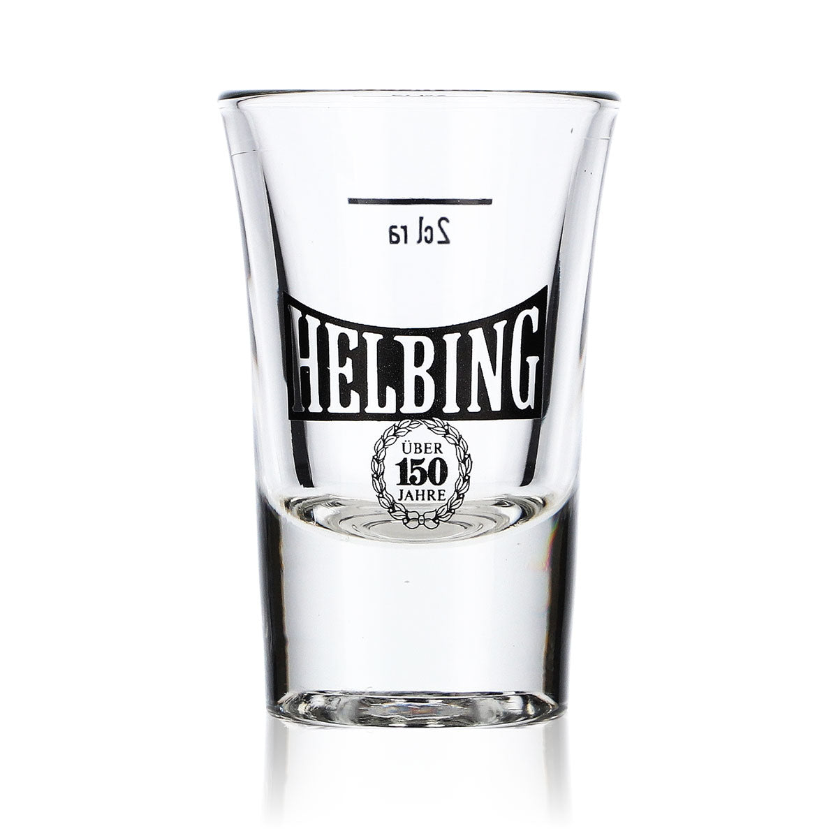 6x Helbing Kümmel Kieliszek do shotów Kieliszek z nóżką Design 150 lat Exclusive – Widok 2