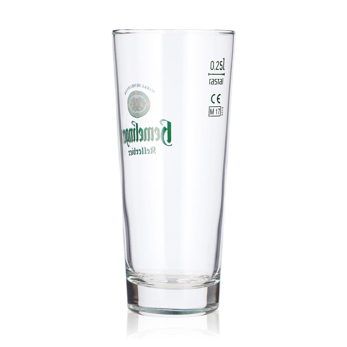 6 szklanek do piwa Hemelinger 0,25 l, typu long drink, z zielonym logo Rastal Kellerbier (zestaw 6 sztuk) – Widok 4