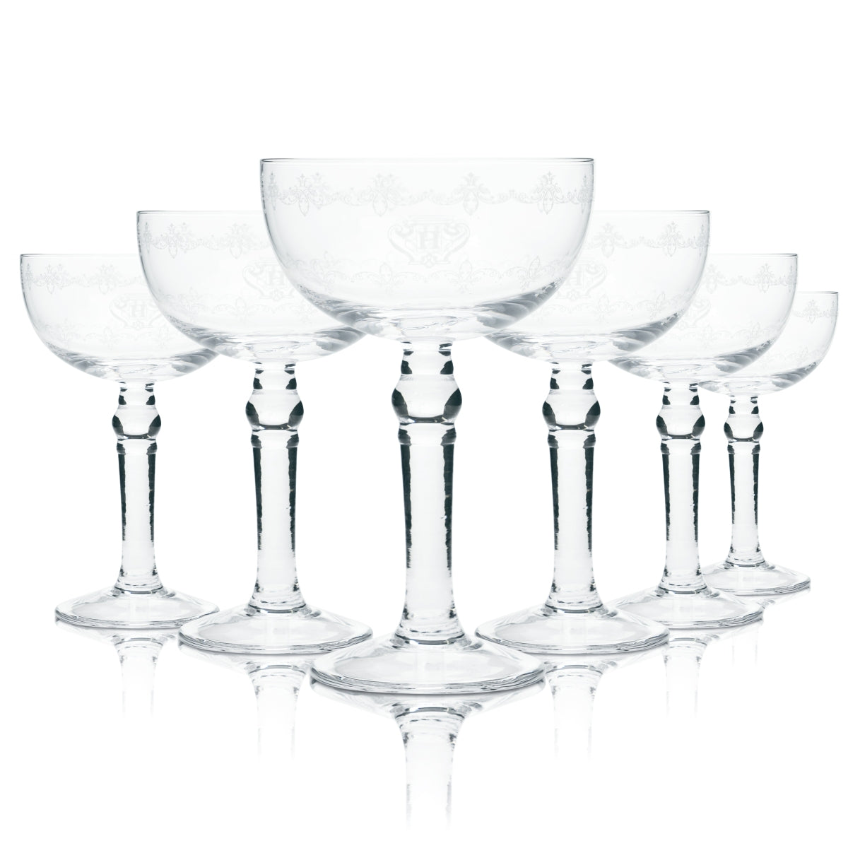 6x Hendricks szklanka do ginu 0,2l szklanka w kształcie kielicha tonik long drink koktajl