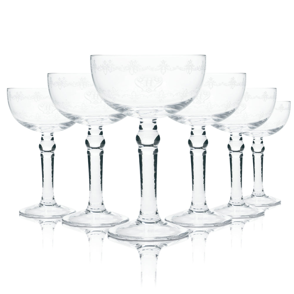 6x Hendricks szklanka do ginu 0,2l szklanka w kształcie kielicha tonik long drink koktajl