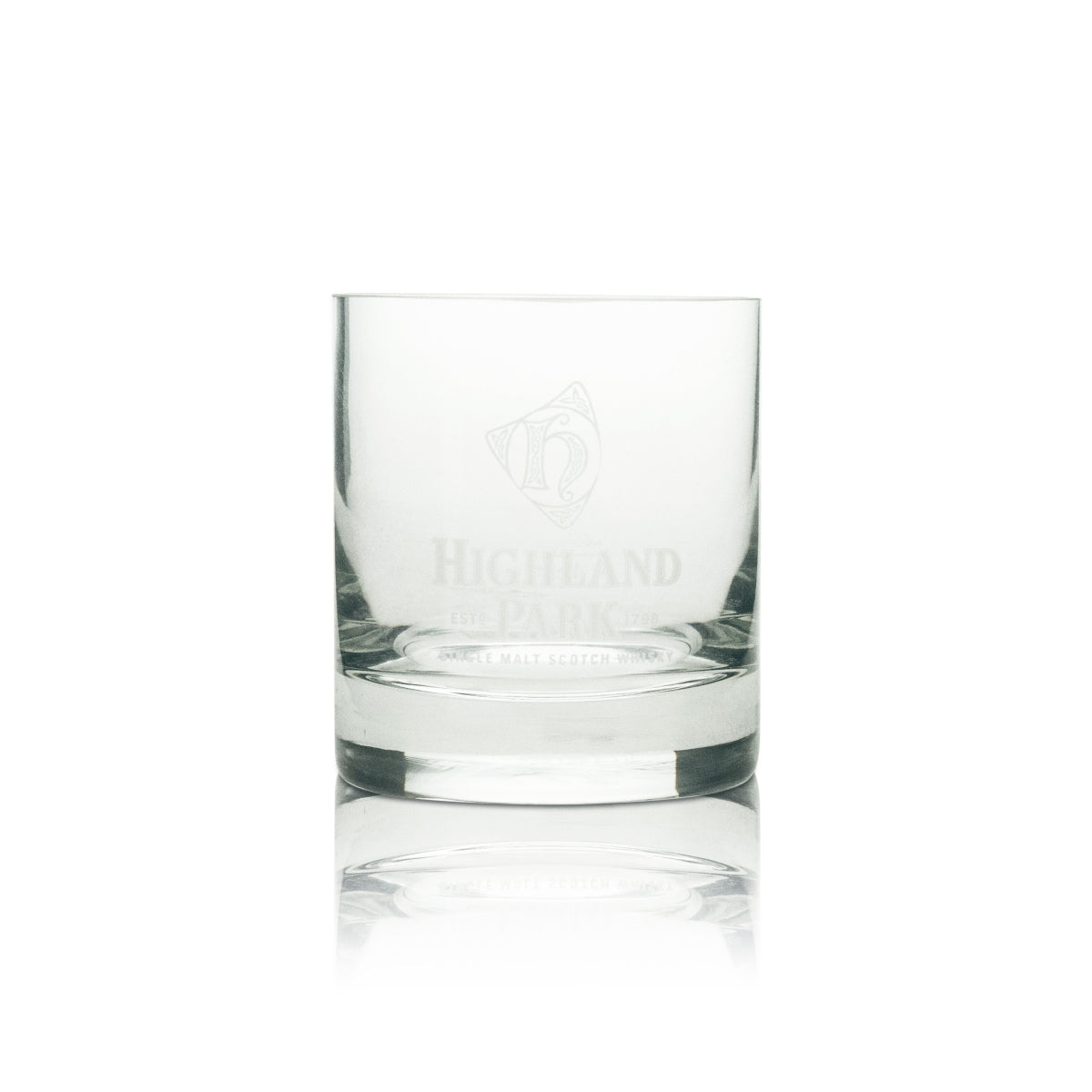 6x Highland Park whisky szklany kubek logo biały 4cl Mäser – Widok 2