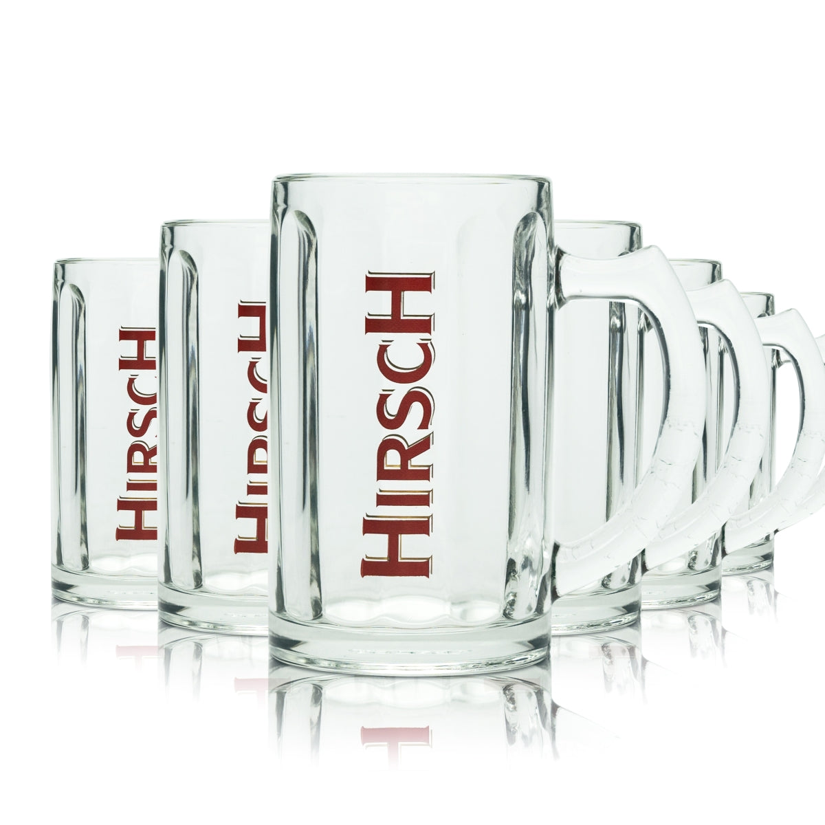 6x Hirsch Bräu szklanka do piwa 0.2l kufel Rastal Seidel Pils szklanki uchwyt kufle kufle