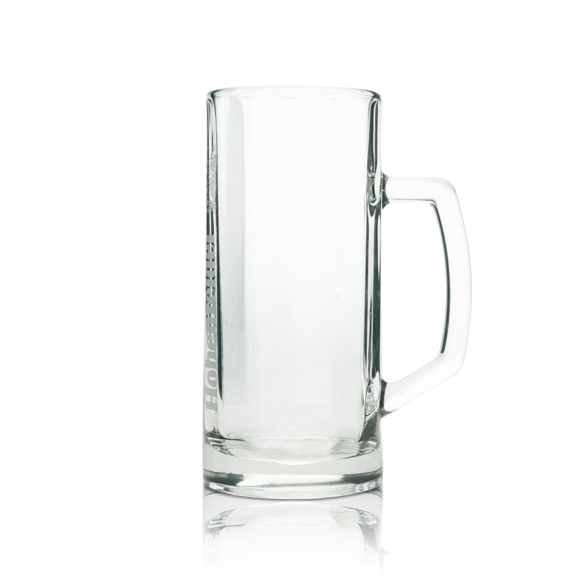 6x szklany dzbanek do piwa Hohenfeld 0.5l pionowo Logo – Widok 4