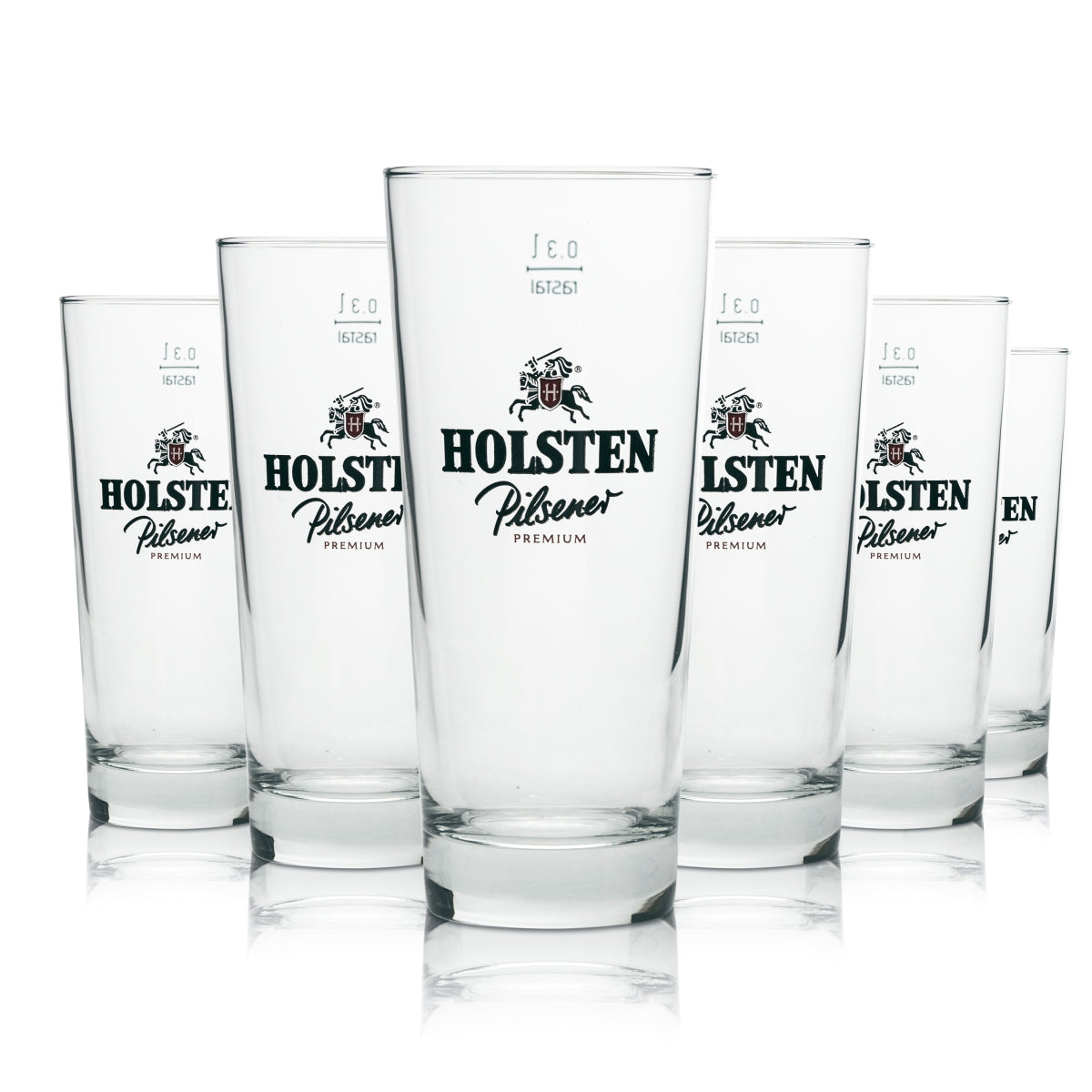 6x szklanka do piwa Holsten Szklanki do piwa Pilsner Premium Longdrink 0,3 l Rastal