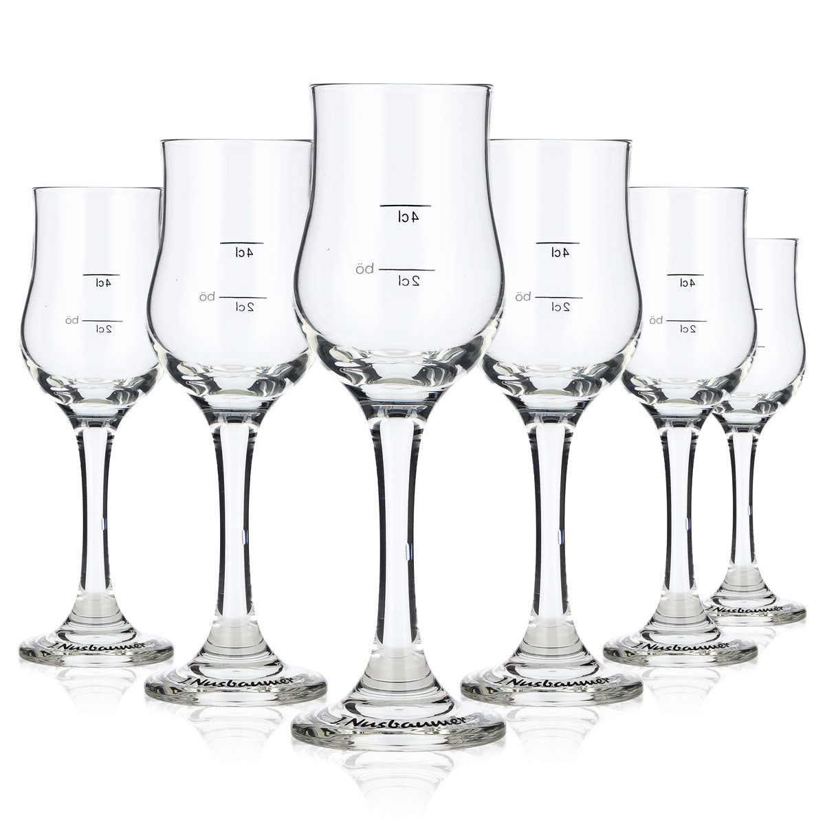 6x J. Nusbaumer Kieliszek do sznapsa Kieliszek do shotów Stamper 2 cl/4 cl Kieliszek do sznapsa Böckling – Widok 5
