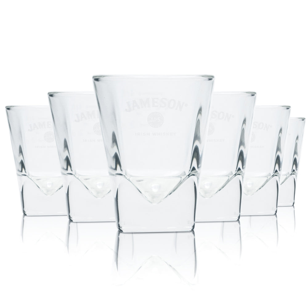 6x kieliszek do shotów Jameson 4 cl Kieliszki do whisky „Prism” Kalibrowane Gastro Bar