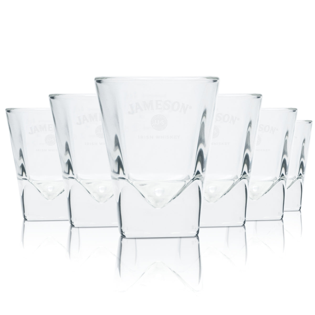 6x kieliszek do shotów Jameson 4 cl Kieliszki do whisky „Prism” Kalibrowane Gastro Bar