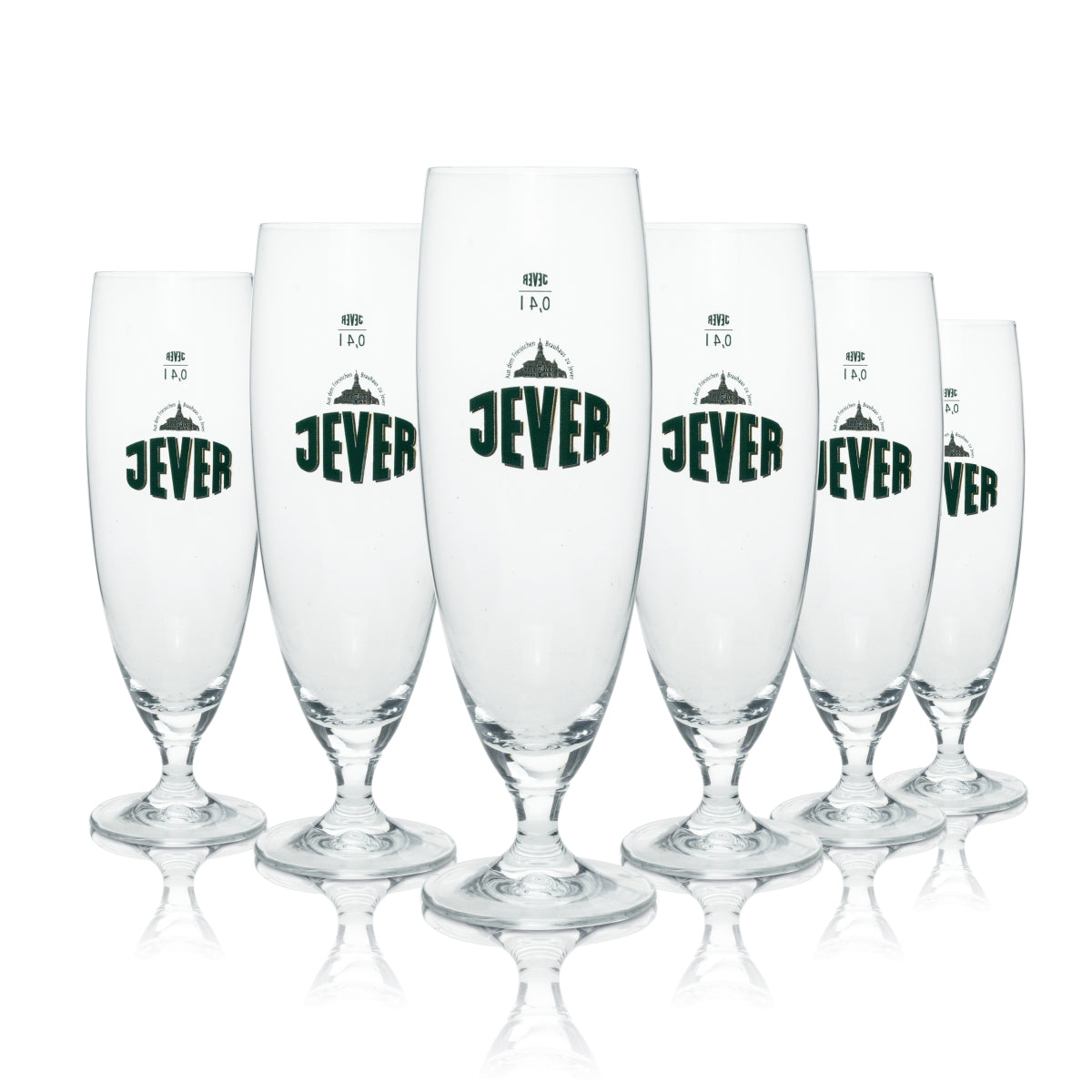 6x szklanka do piwa Jever 0,4l goblet tulipan szklanki Pilsener Gastro Geeicht Brauerei Nord