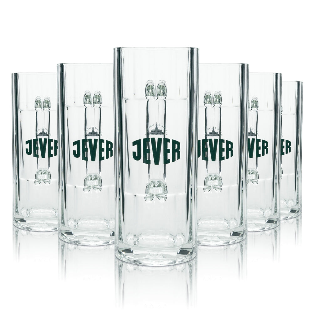 6x szklany dzbanek do piwa Jever Wallenstein 500ml rastal