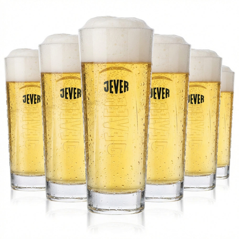 6x szklanki do piwa Jever Szeneglas 0,3 l, szklanki o dużej gramaturze