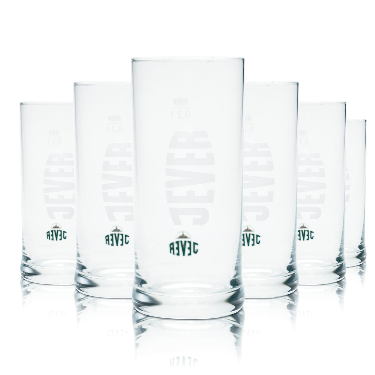 6x Jever Glass 0,2l Kufel do piwa Bar Gauged Gastro Pils Fries Herb Bar – Widok 4