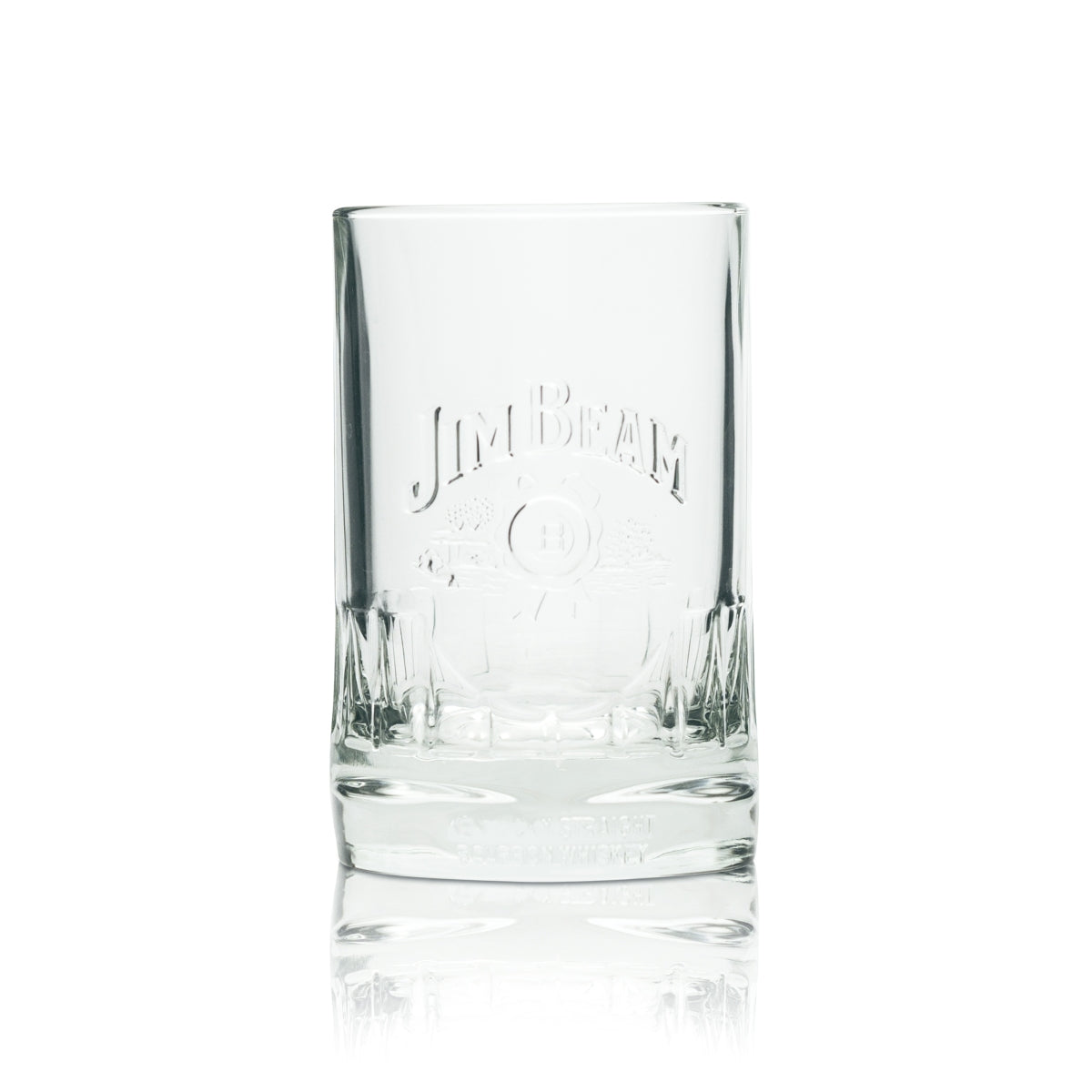 6x Jim Beam Rum Glass Exclusive Tumbler Square Stand – Widok 3