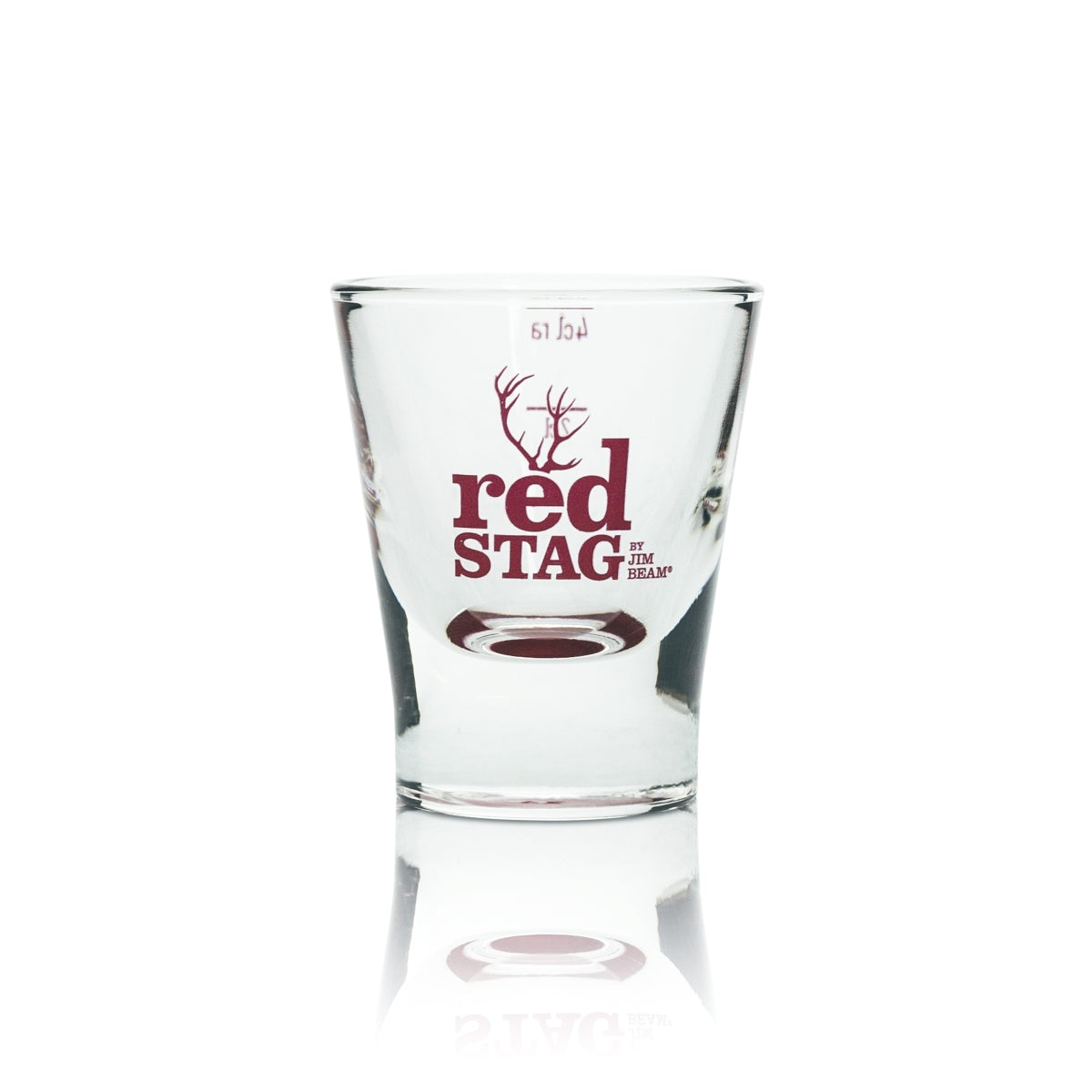 6x Jim Beam shot glass 4cl short tumbler szklanki do whiskey Red Stag Gastro pub – Widok 2