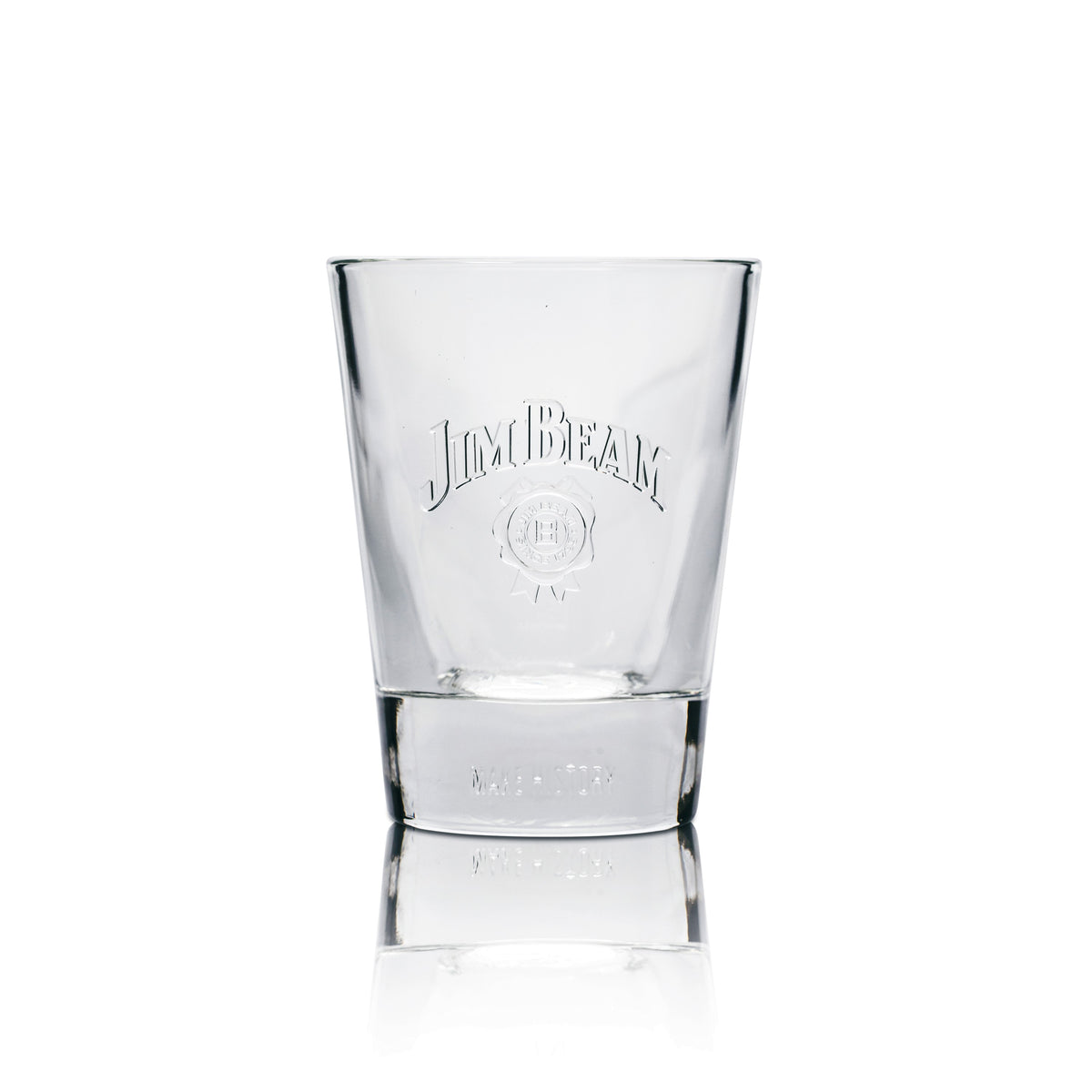 6x szklany kubek do whiskey Jim Beam z grawerem – Widok 2