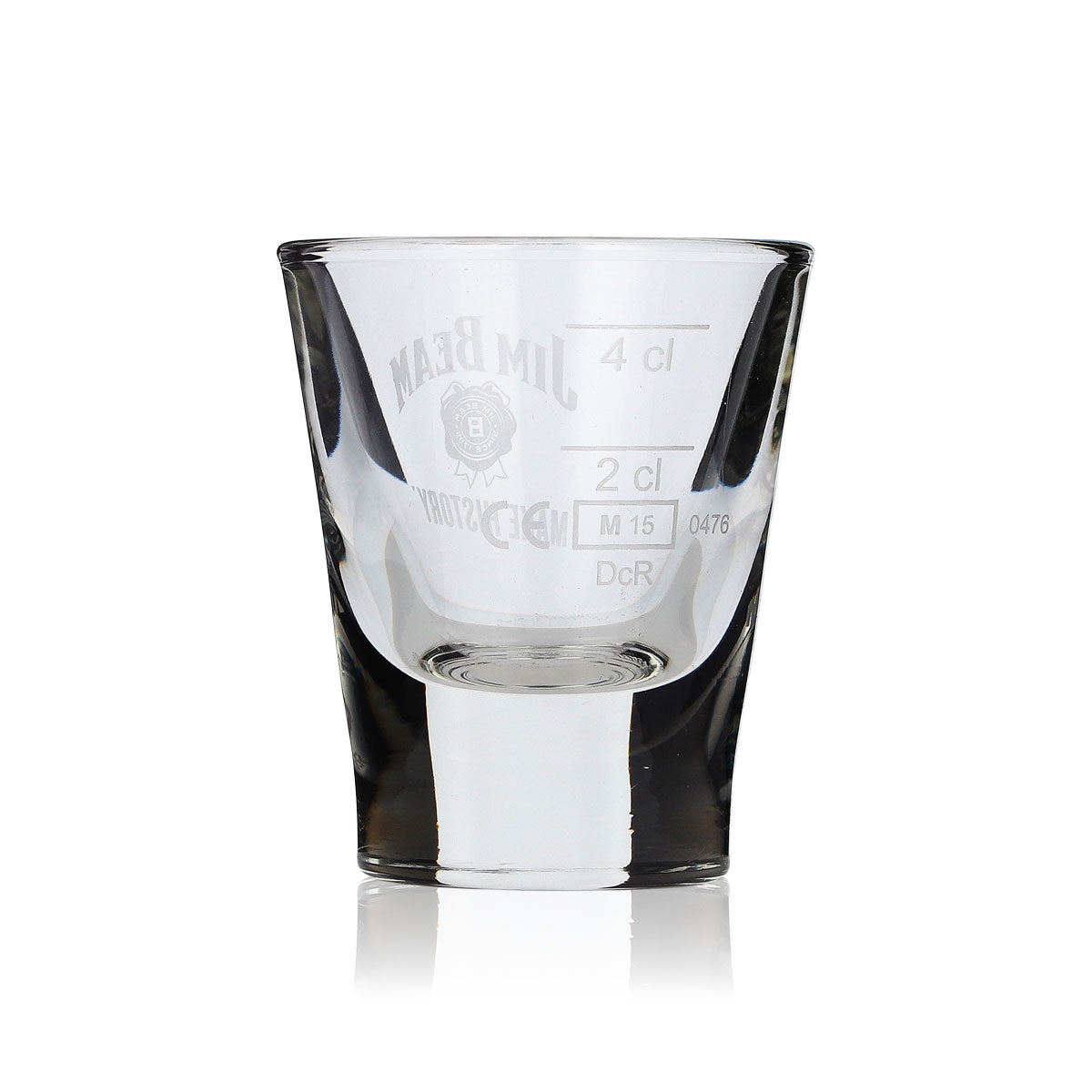 6x kieliszek do whisky Jim Beam 2 cl 4 cl Stamper Krótki, ciężki model – Widok 4