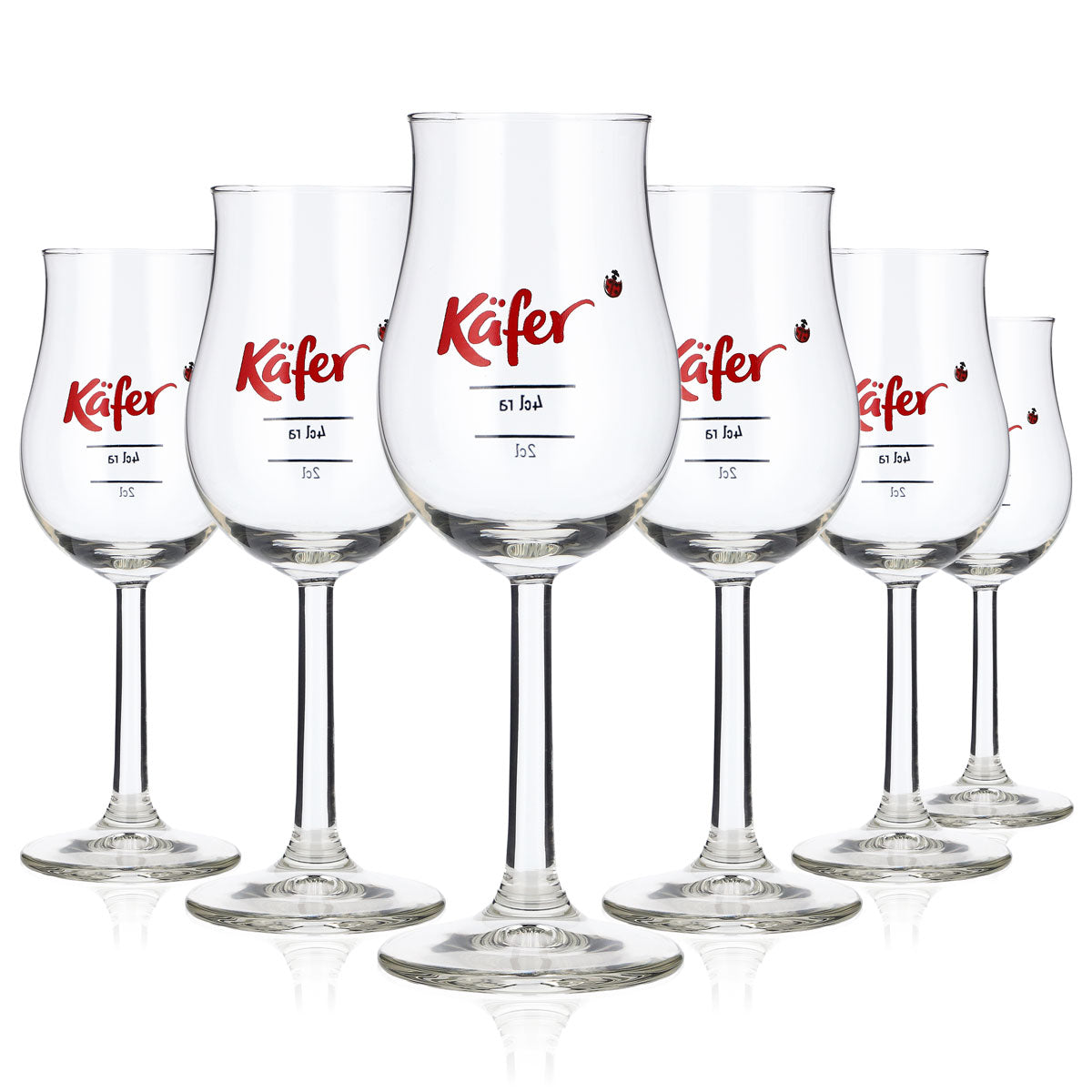 6x kieliszki degustacyjne Käfer 2 cl/4 cl Kieliszki Noising Grappa Rastal
