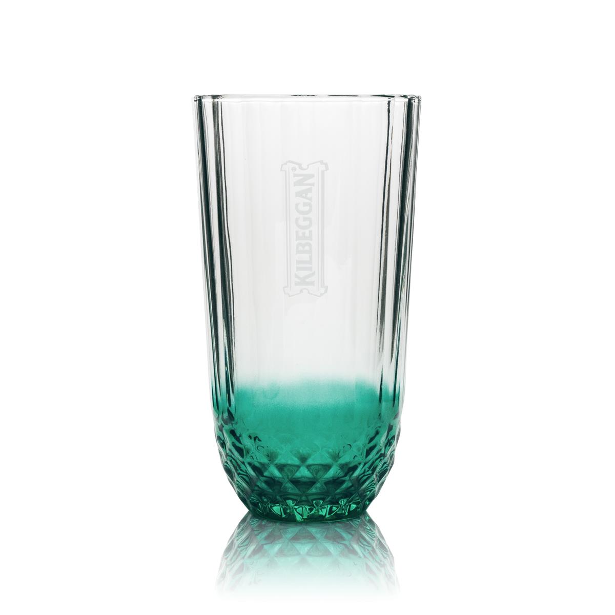 6x Kilbeggan Glass 0,35l Whiskey Longdrink Contour Crystal Glasses Gastro Irish – Widok 2