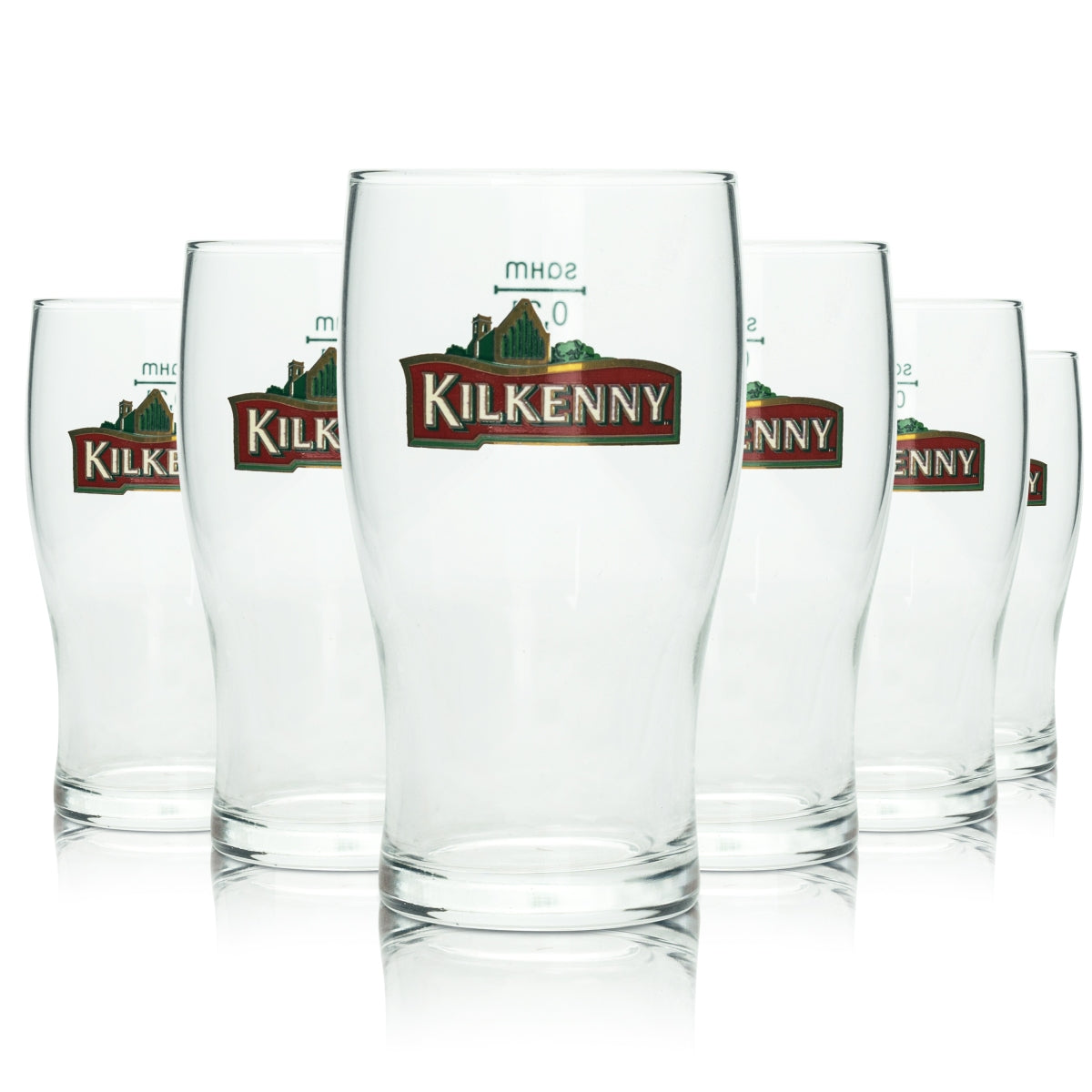 6x Kilkenny Szklanka do Piwa 0,2l Kufel Tulip Sahm Pils Szklanki Cider Pint Willi Tulip