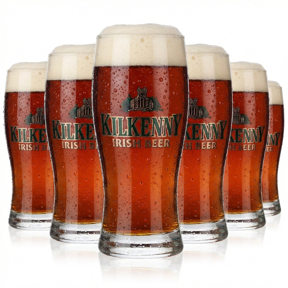 6x Kilkenny Szklanki do piwa Szklanki do piwa 0,2 l Kubki Sahm Pils Szklanki