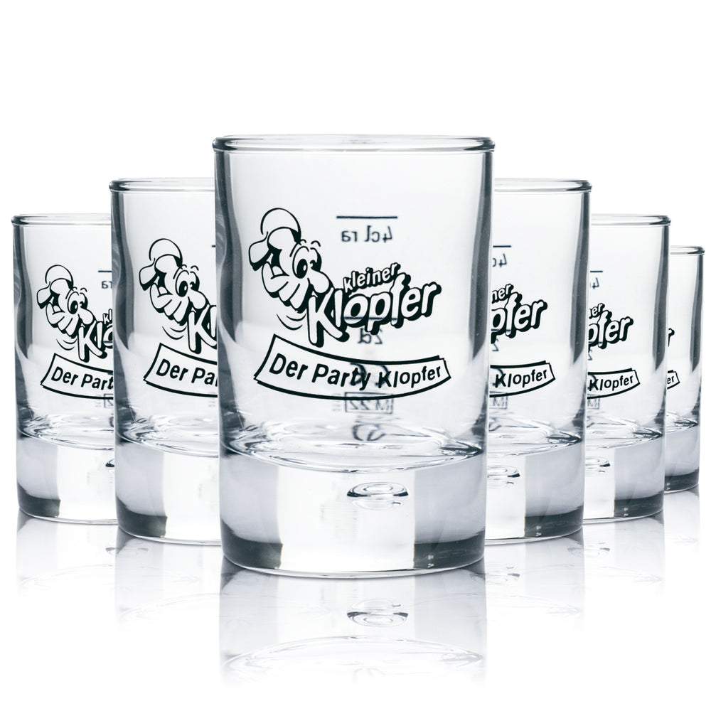 6x Mały kieliszek Knocker 4cl Kieliszki do shotów Schnape Short Stamper 2cl 4cl Bar dębowy