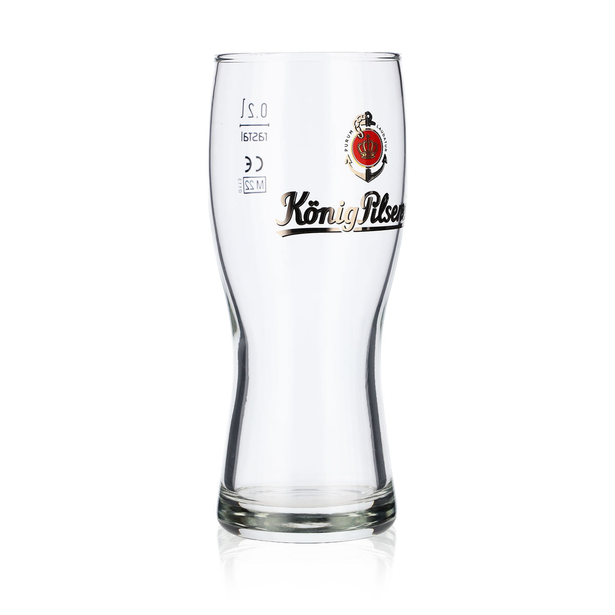 6x szklanki do piwa König Pilsener Szklanki do piwa 0,2 l Kubek Curve Cup Rastal – Widok 3