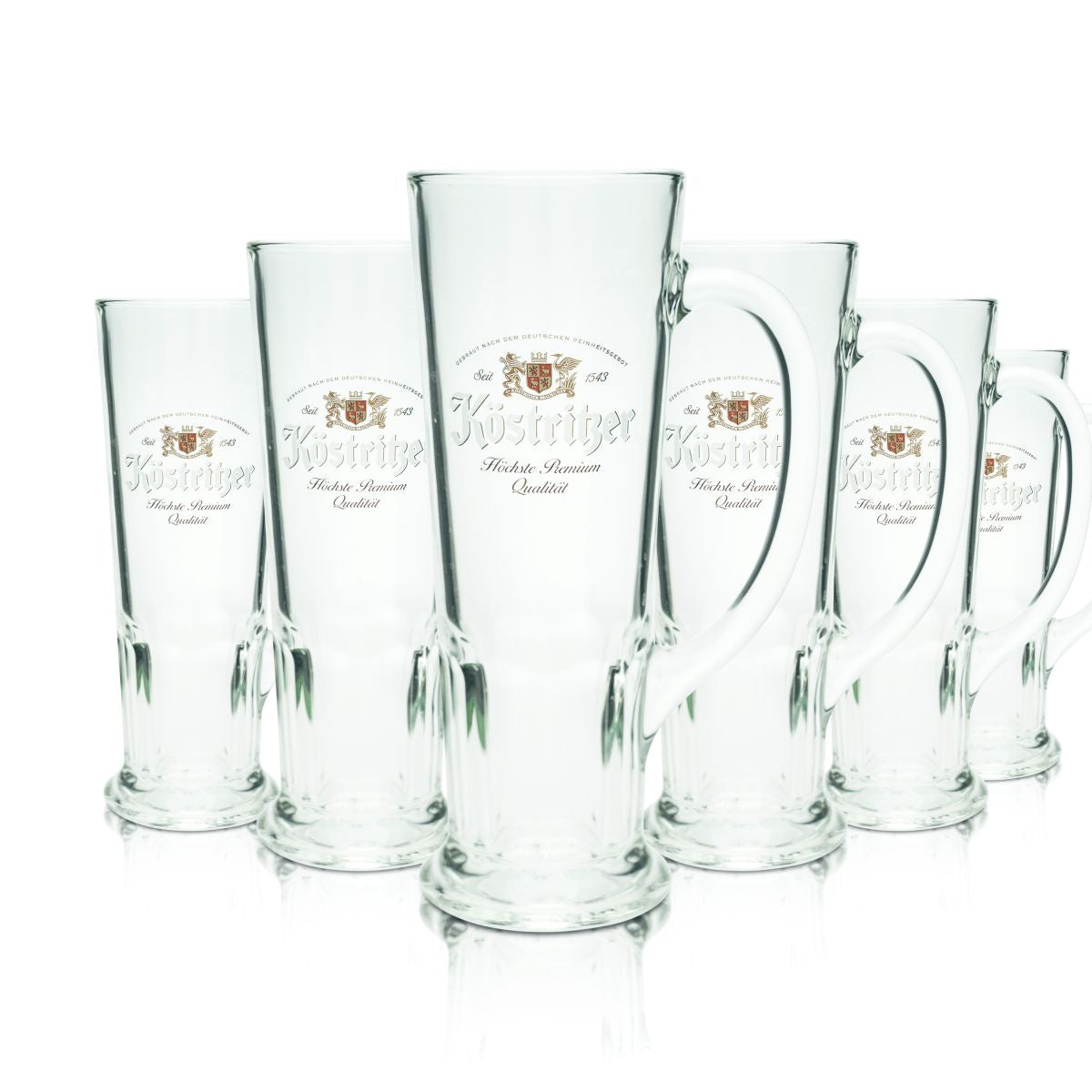 6x szklanka do piwa Köstritzer 0.4l kufel do piwa Tankard Seidel zestaw szklanek premium browar