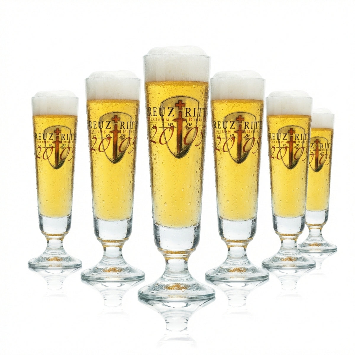 6x Kreuzritter Elixirum Digestivum Szklanka do likieru 2 cl Stamper Krótkie kieliszki