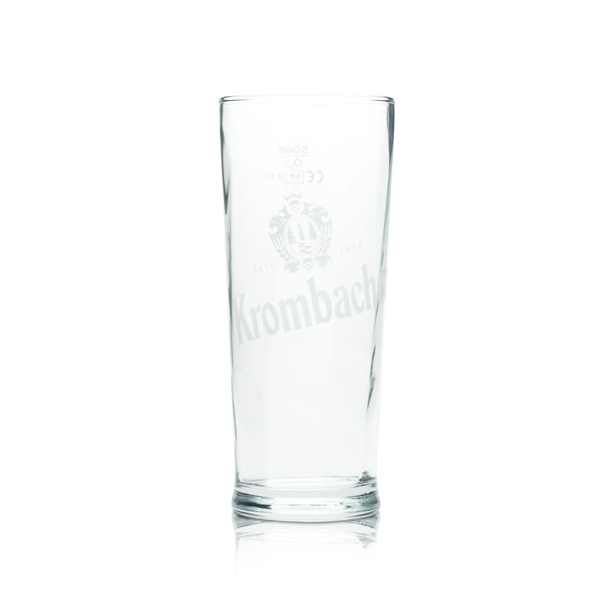 6x Krombacher Beer Glass 0,3l Mug Goblet Glasses Gastro Bar Pub Willi Beer – Widok 2