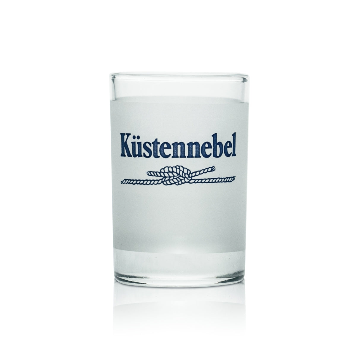 6x Coastal Mist Glass 4cl (40ml) Shot Short Stamper Liquor Glasses Frosted Gastro – Widok 2