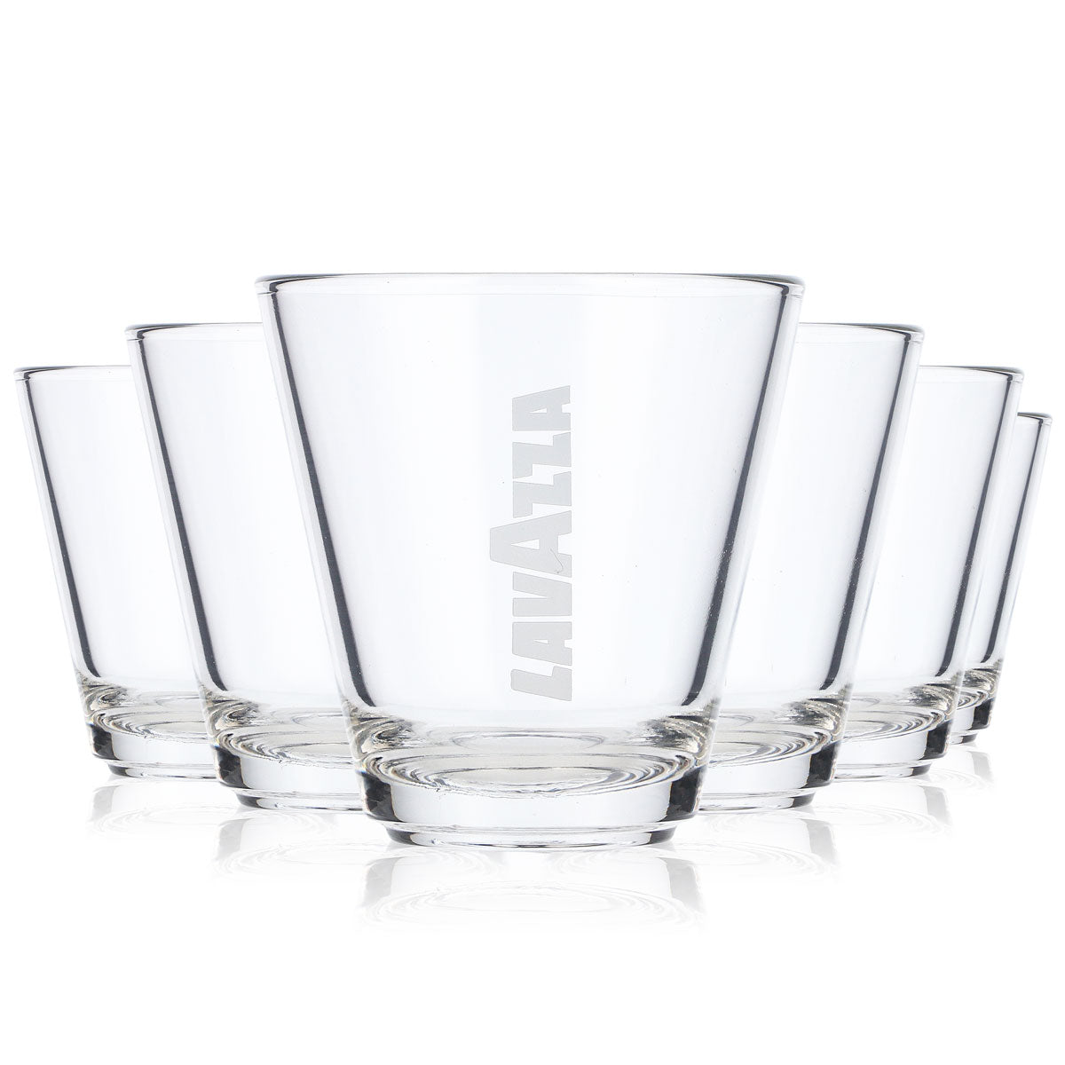 6x Lavazza Kawa Szklanka Kawa Szklanki do kawy Espresso Szklanka 100 ml
